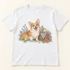Corgi Picnic Partner Unisex Graphic T-Shirt — main illustrative mockup