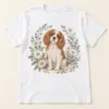 Dog Mom Daisy Walk Unisex Graphic T-Shirt — main illustrative mockup