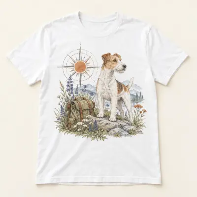 Terrier Weekend Scout Unisex Graphic T-Shirt — main illustrative mockup