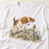 Puppy First Adventure Unisex Graphic T-Shirt — detail illustrative mockup